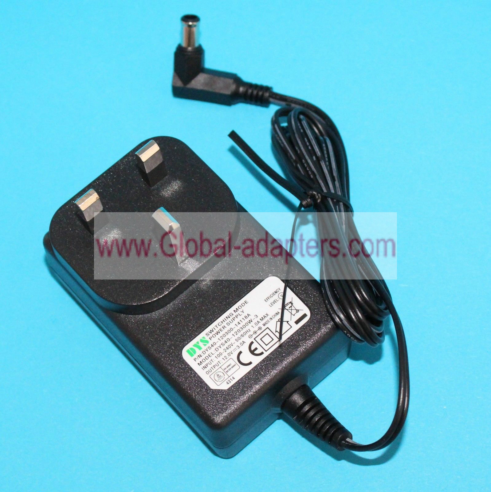 New DYS DYS40-120300W-3 Switching Mode Power Supply 12V 3.0A DYS40-120300-14118A AC ADAPTER - Click Image to Close